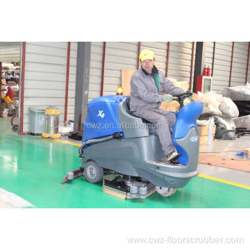 Large driving type sweeping machine auto electric floor scrubber dryer